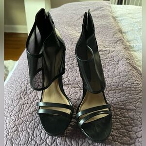 BCBGMaxAzria Black Strappy Heels